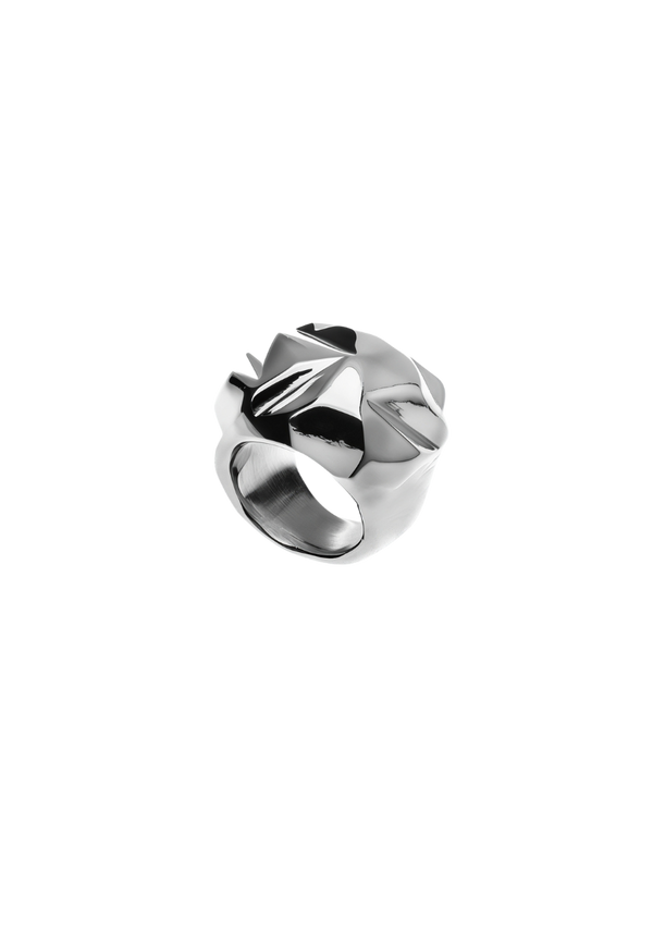 Large Faceted Ring
