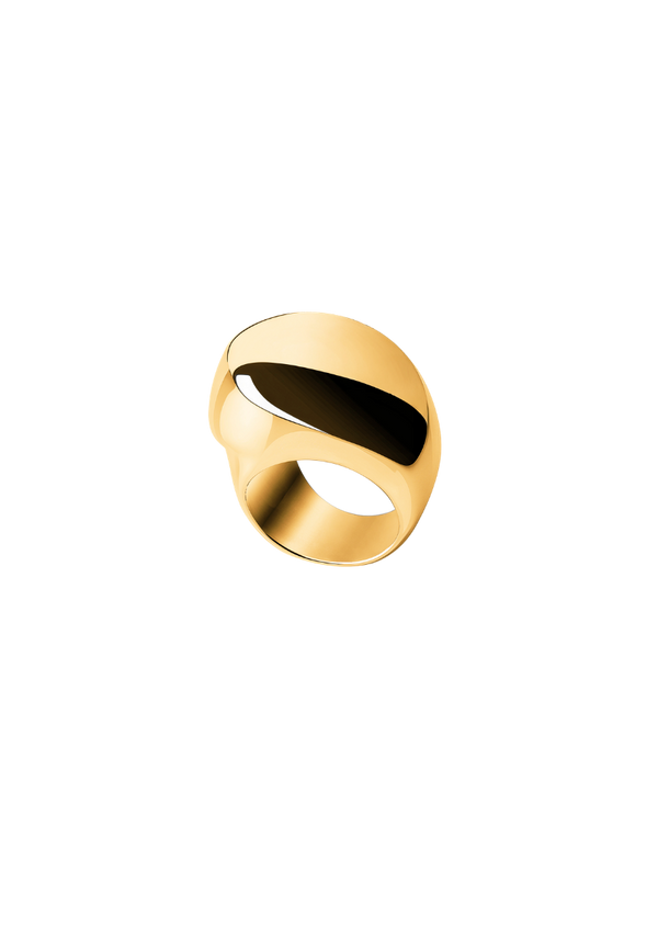 Vermeil Leaf Ring