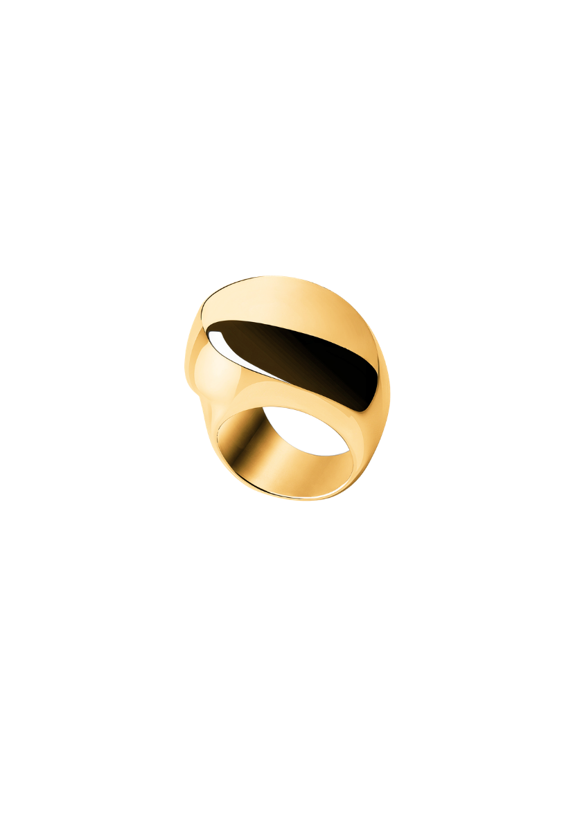 Bague Feuille Vermeil