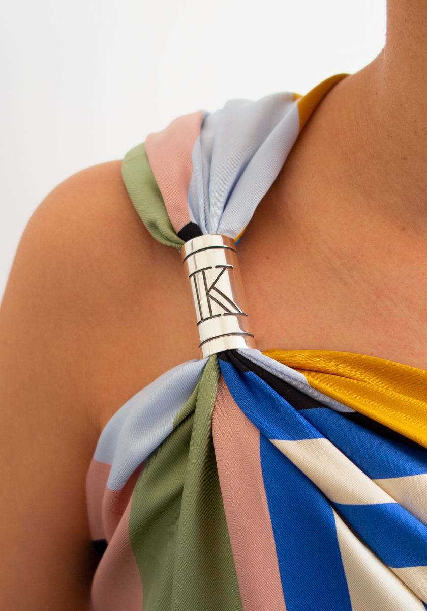 Letter Scarf Ring