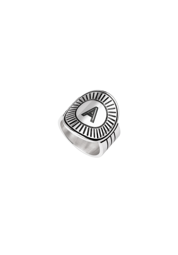 Fuego Letter Ring