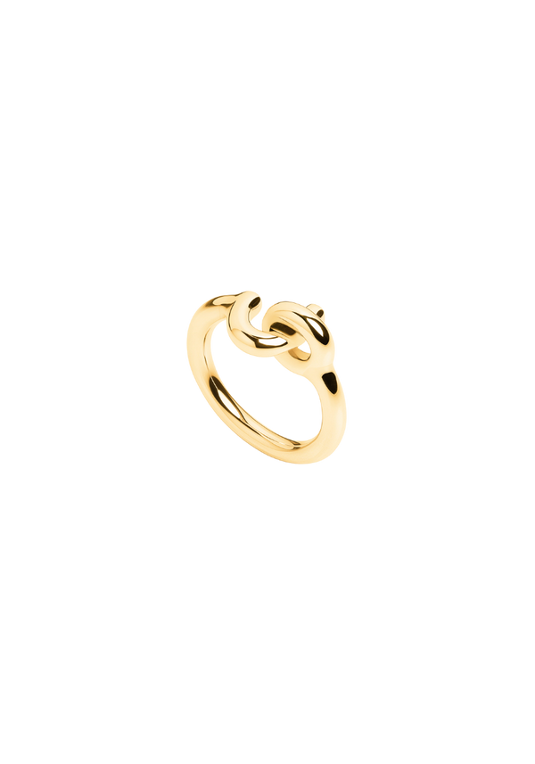 Yellow Gold Hook Ring
