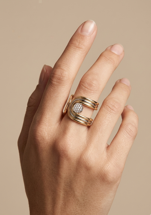 Bague Laconique Or et Diamants