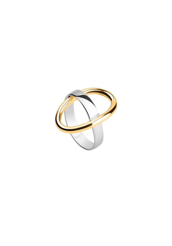 Bague Lou Or Jaune et Argent