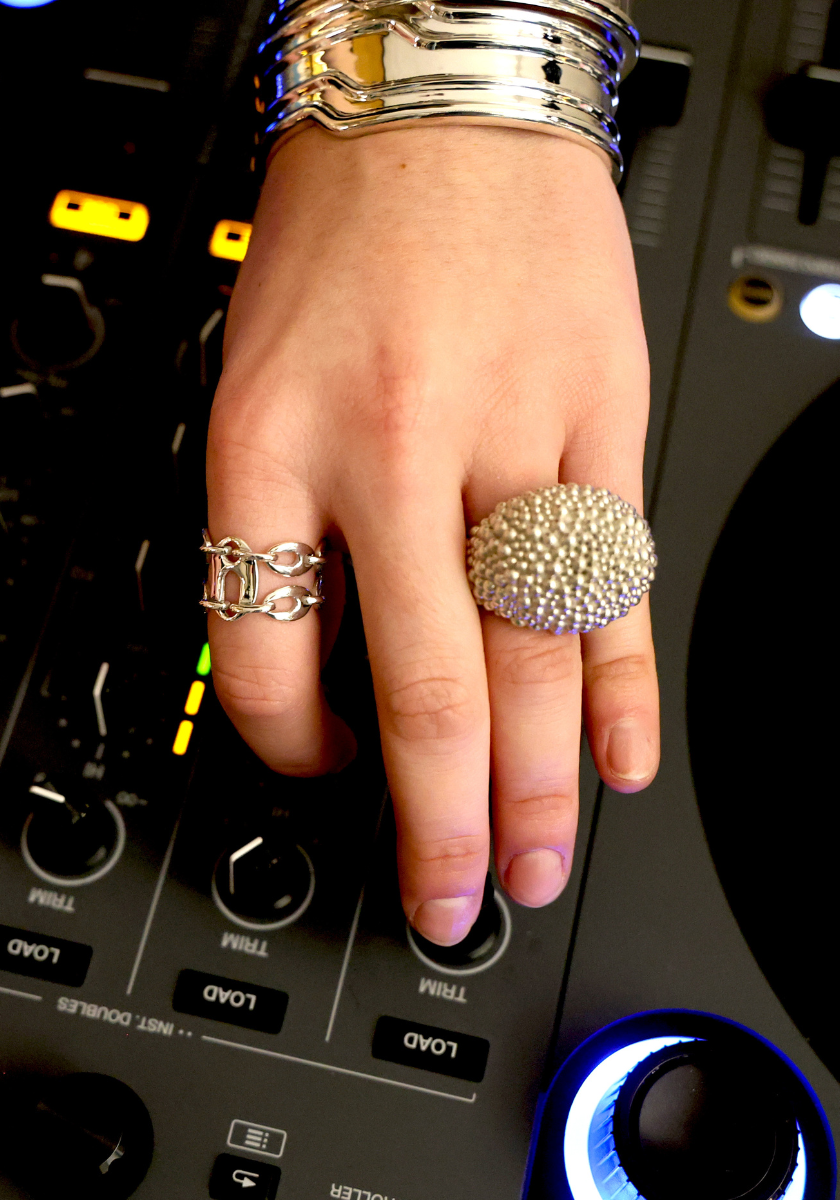 Bague Magnum Texturée