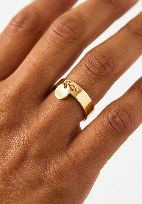 Gold Baby Medal Ring