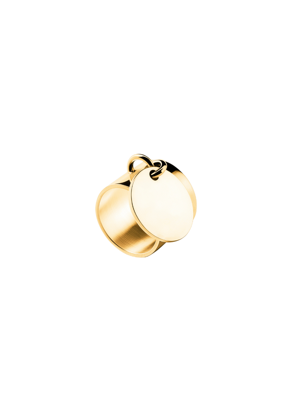 Bague Médaille Or Jaune
