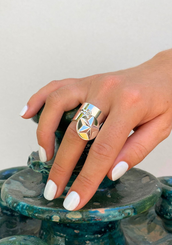 Bague Médaille Star