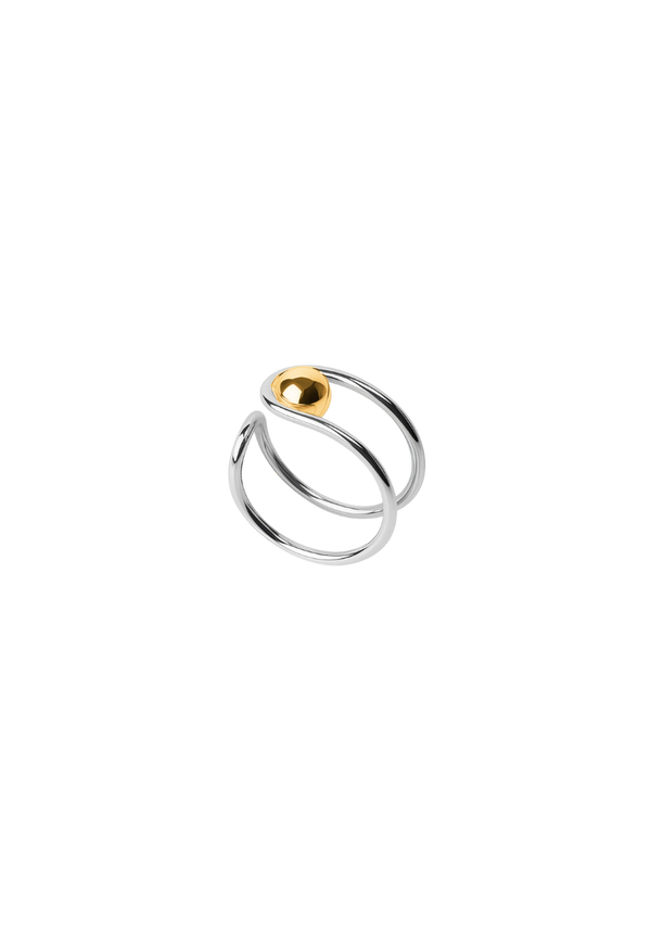 Bague Nina Or Jaune et Argent