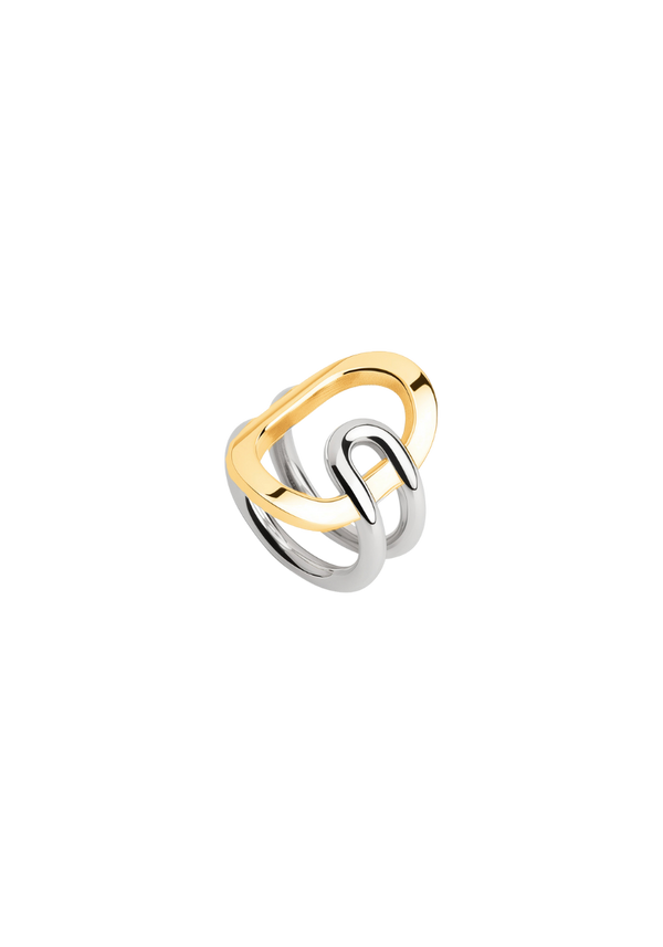 Bague Océann Or Jaune et Argent