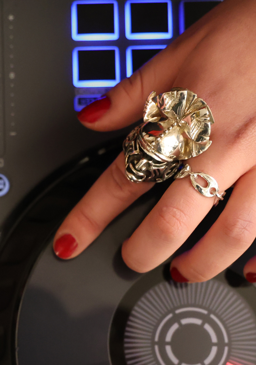 Shogun Peacock Samurai Ring