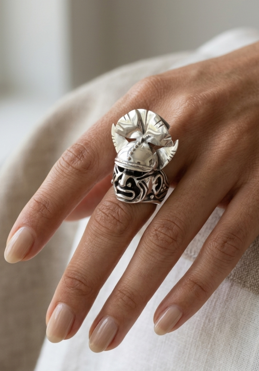 Shogun Peacock Samurai Ring