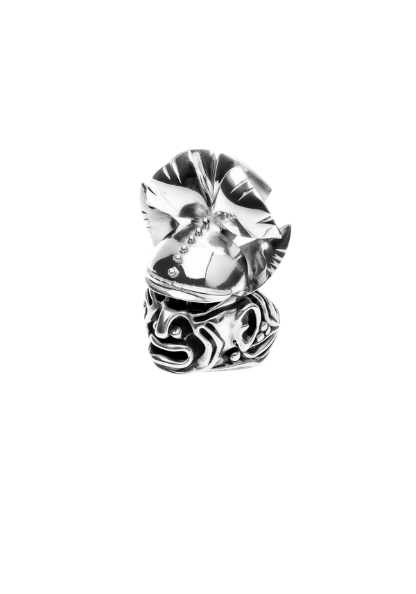 Bague Samouraï Shogun Paon