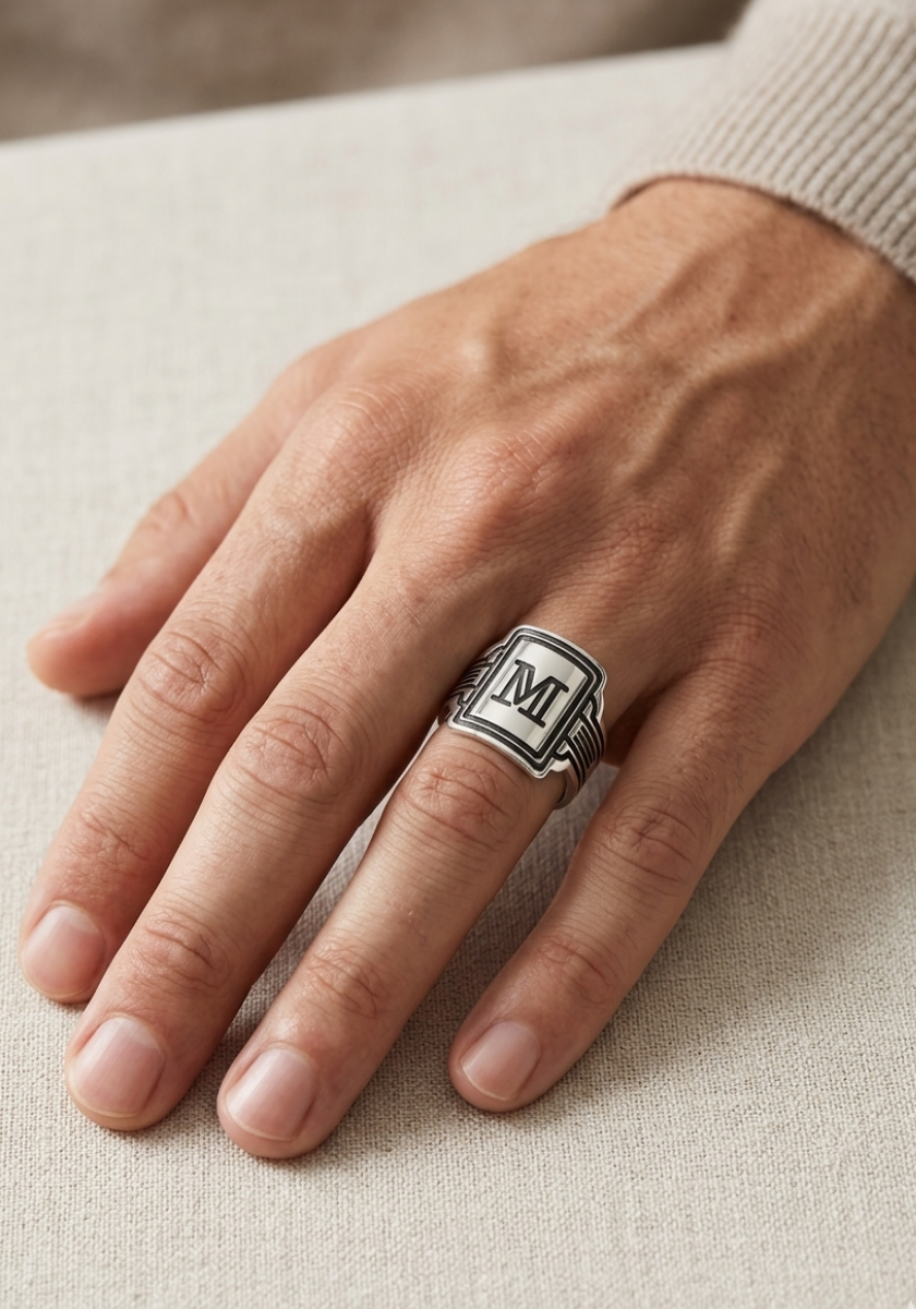 Santiago Letter Ring