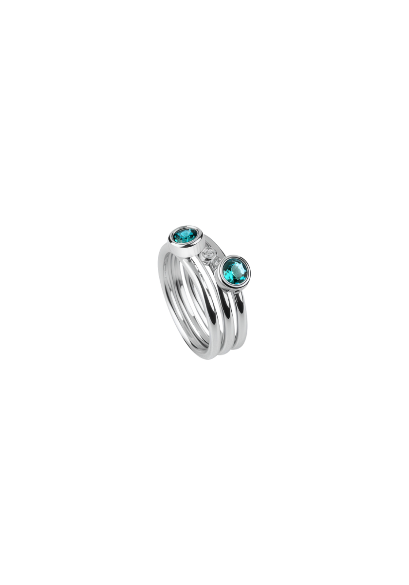Seven 3-Stone Ring Set