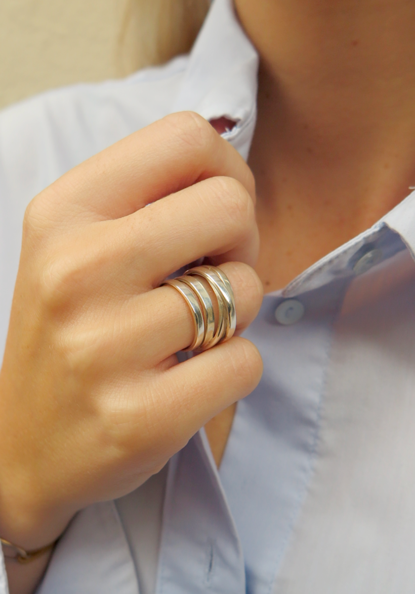 Small Spiral Ring