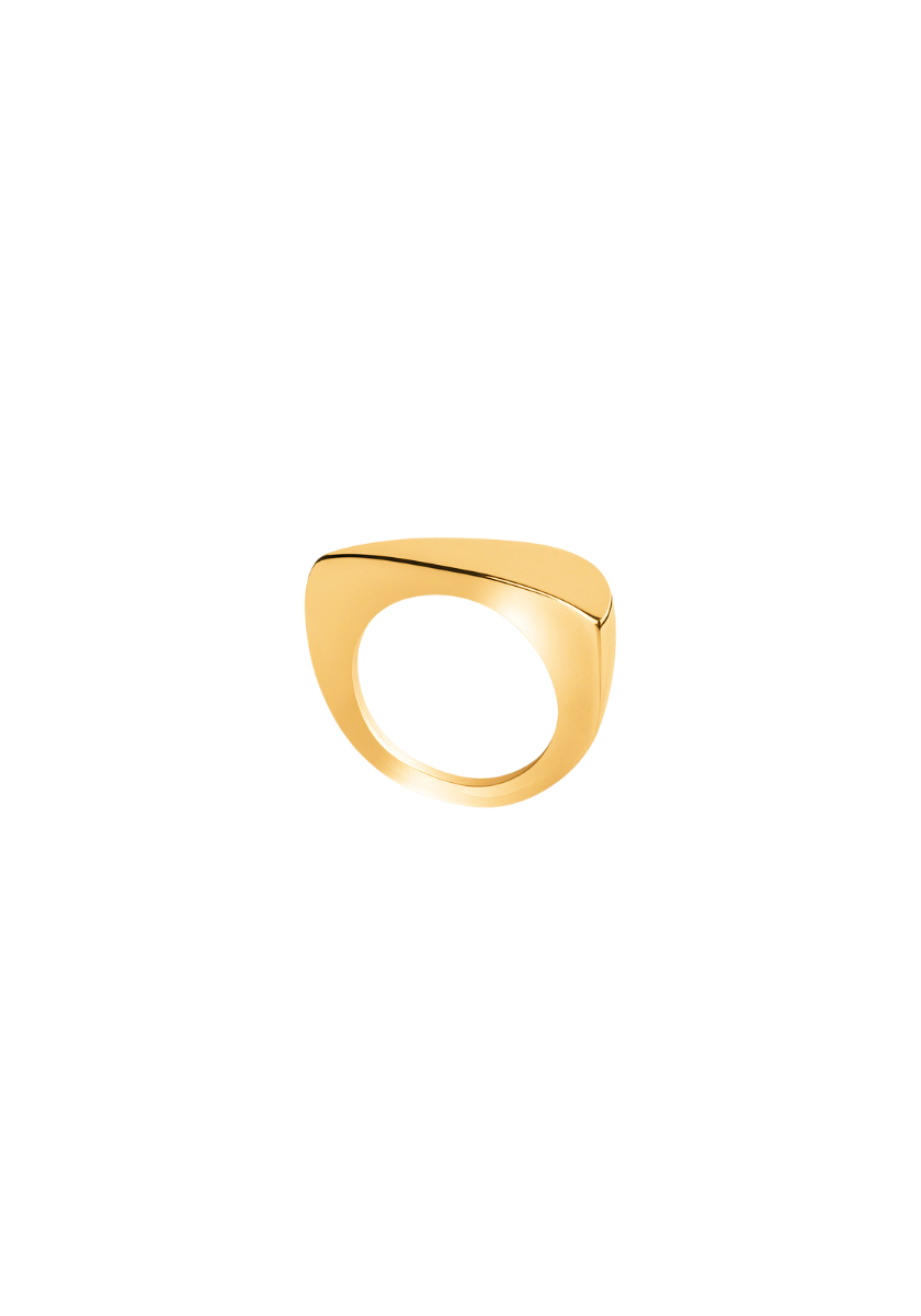 Vermeil Triptych Ring S