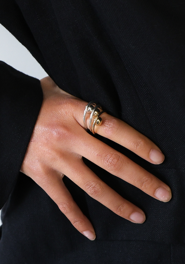 Bague Zoé Or Jaune et Argent