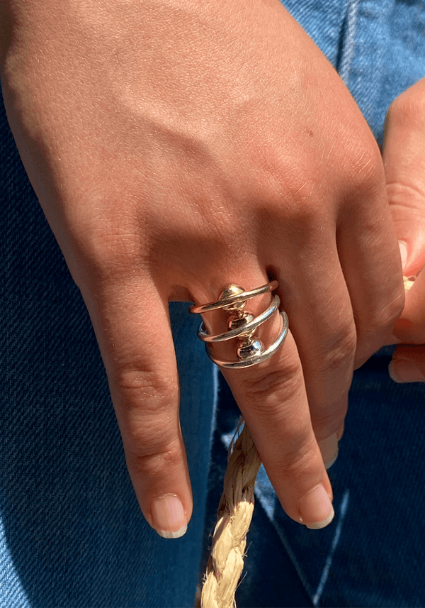 Bague Zoé Or Jaune et Argent