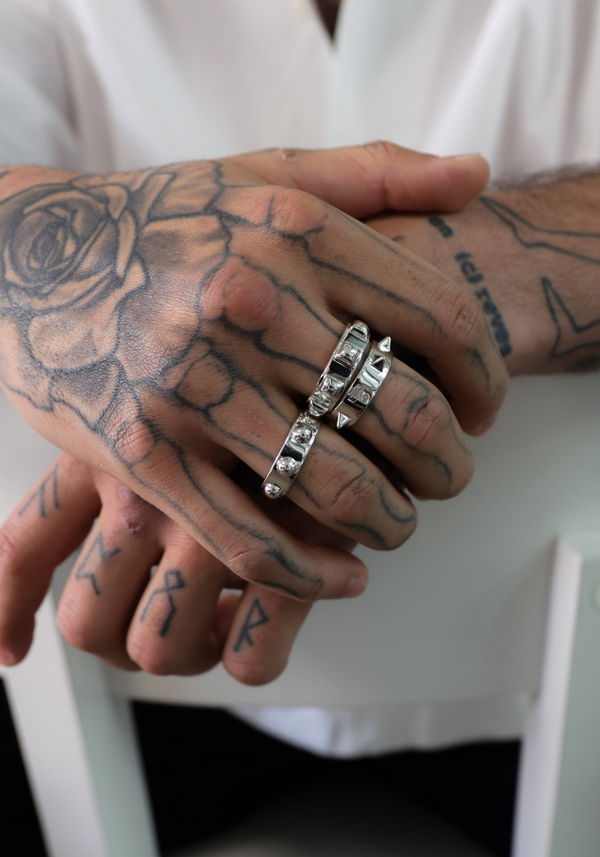 Bague Clou Sphères