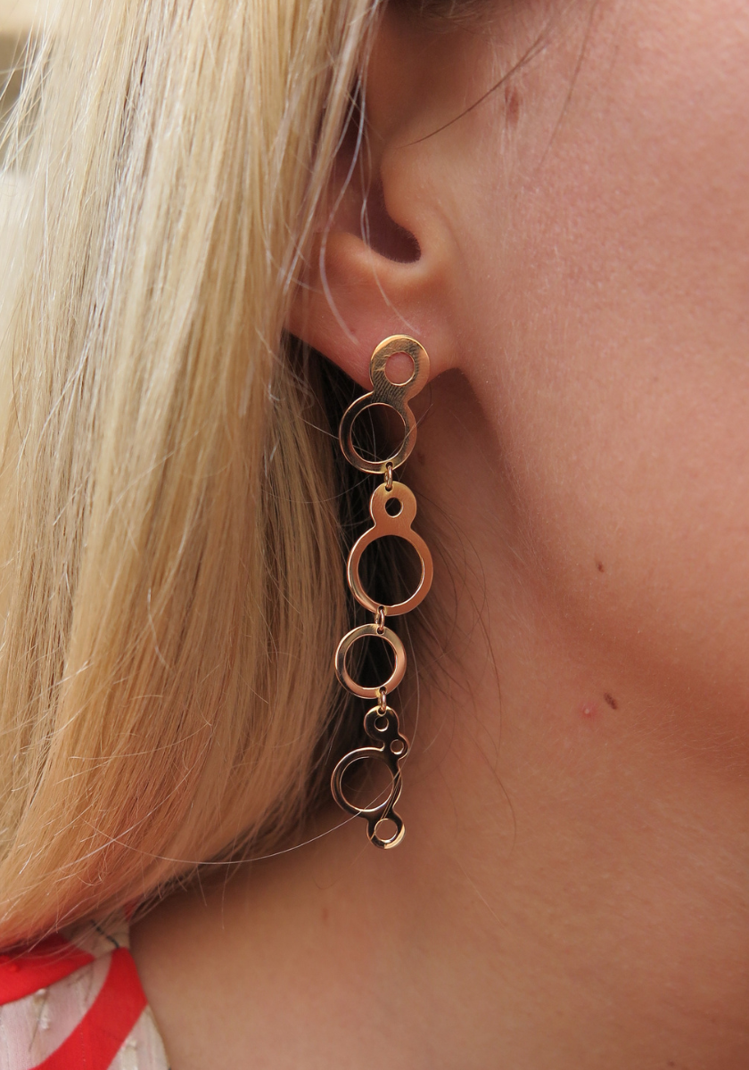 Articulated Bubble Earrings