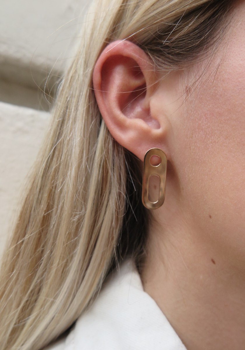 Large Gold Circe Earrings