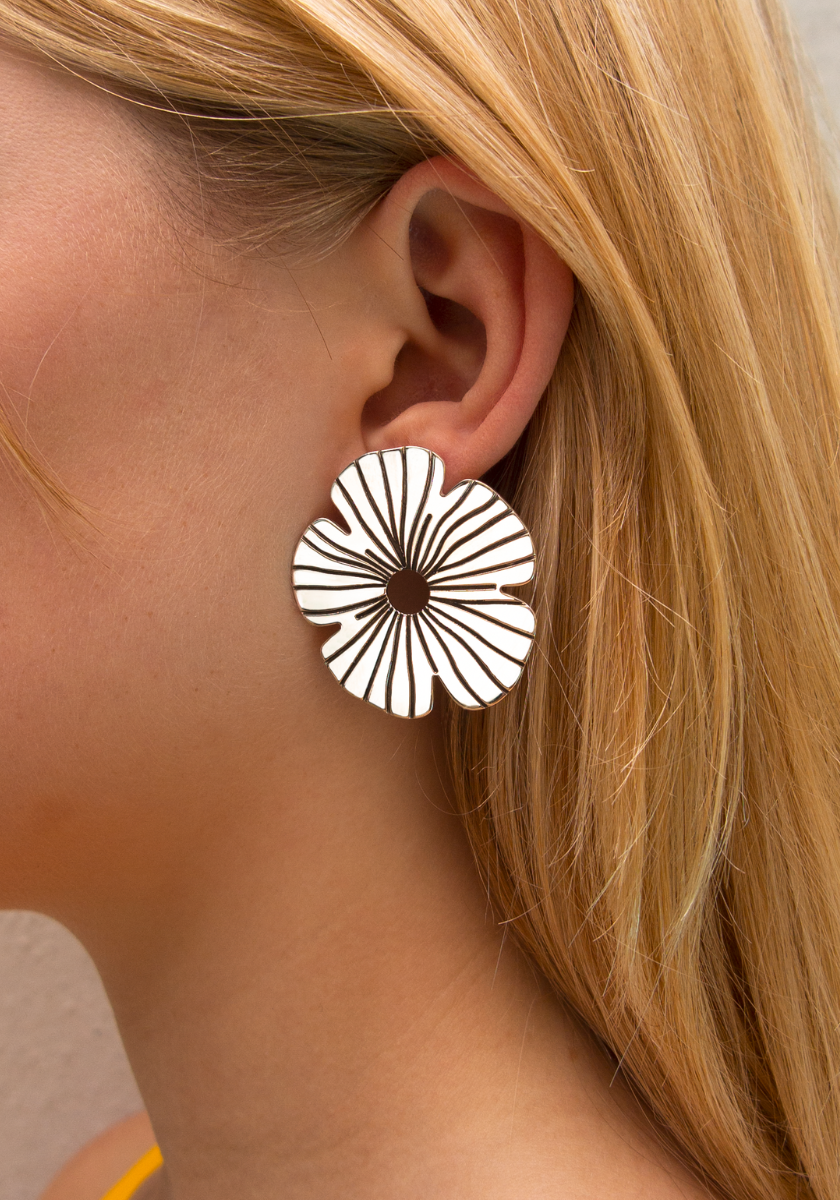 Boucles d’oreilles Coquelicot