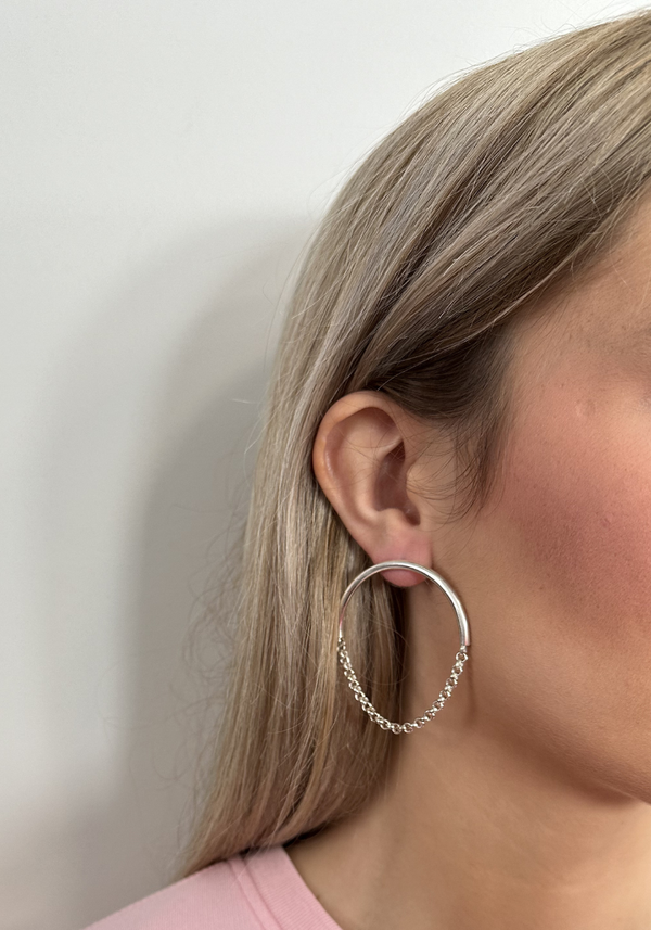 Ibiza Round Mono Earring