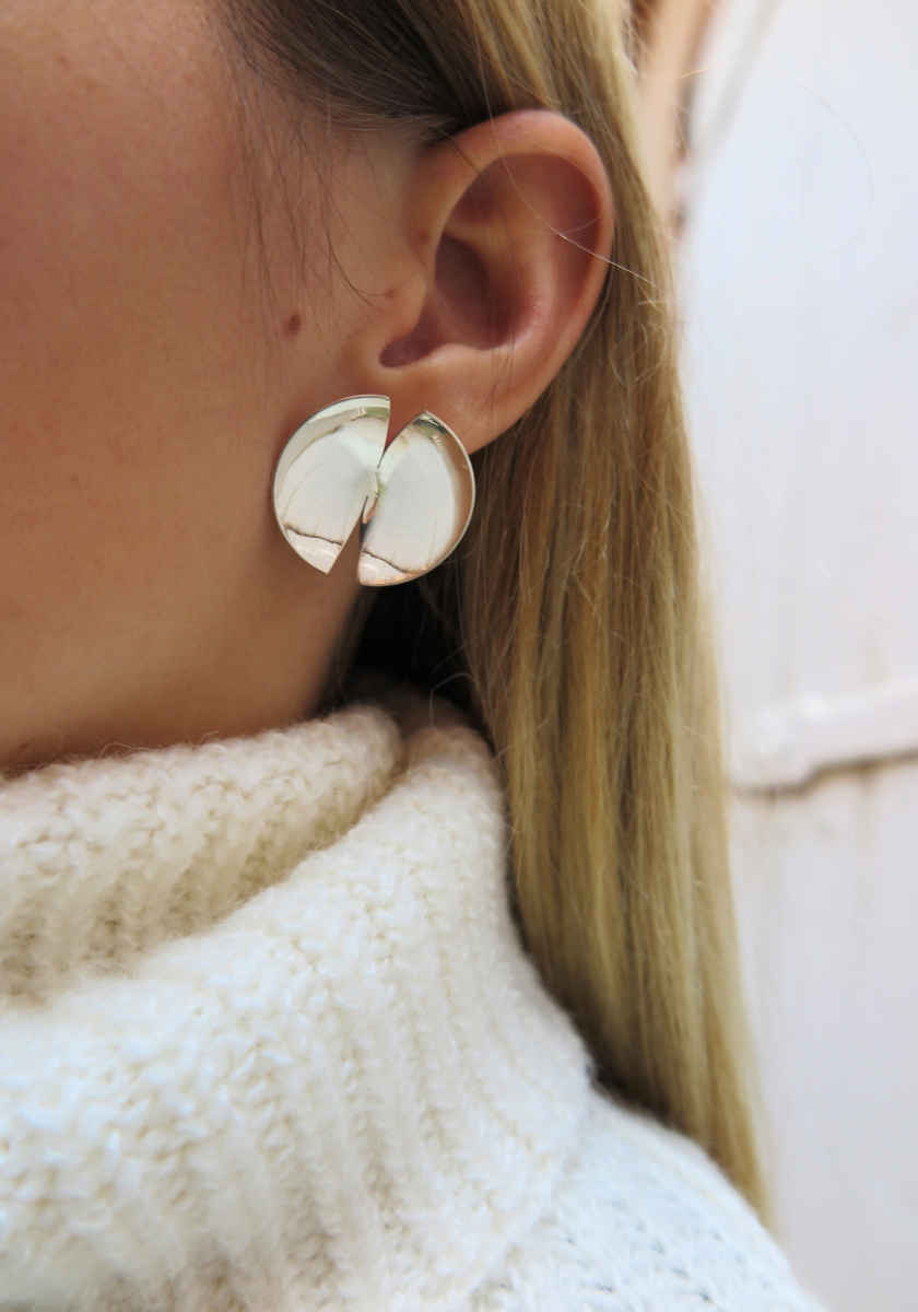 Small Shield Earrings