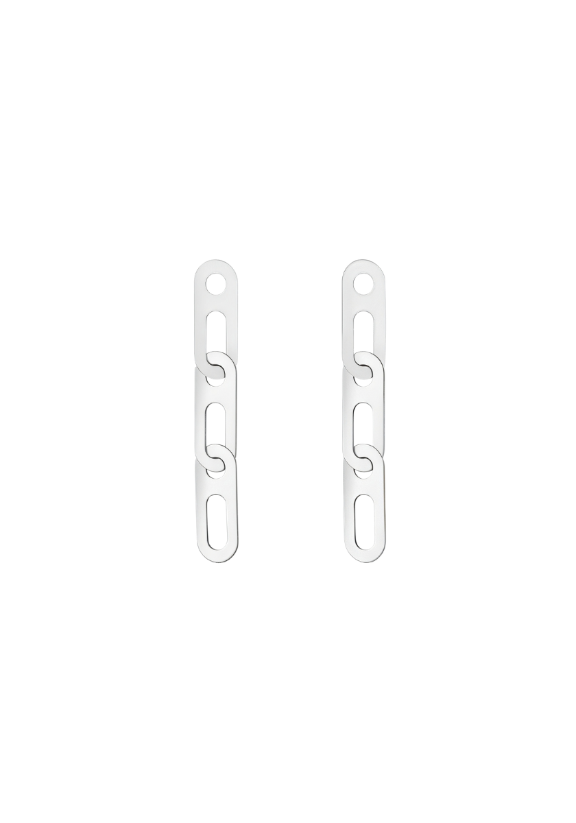 Boucles d'oreilles Circé Grand Modèle 3 Maillons