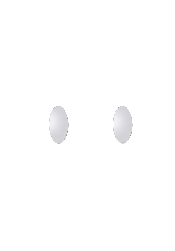 Oval Clip Earrings