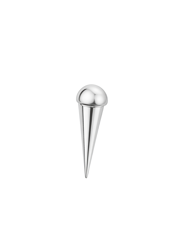 Mono Boucle d'oreille Clou Sphère Enlacé Grand Modèle