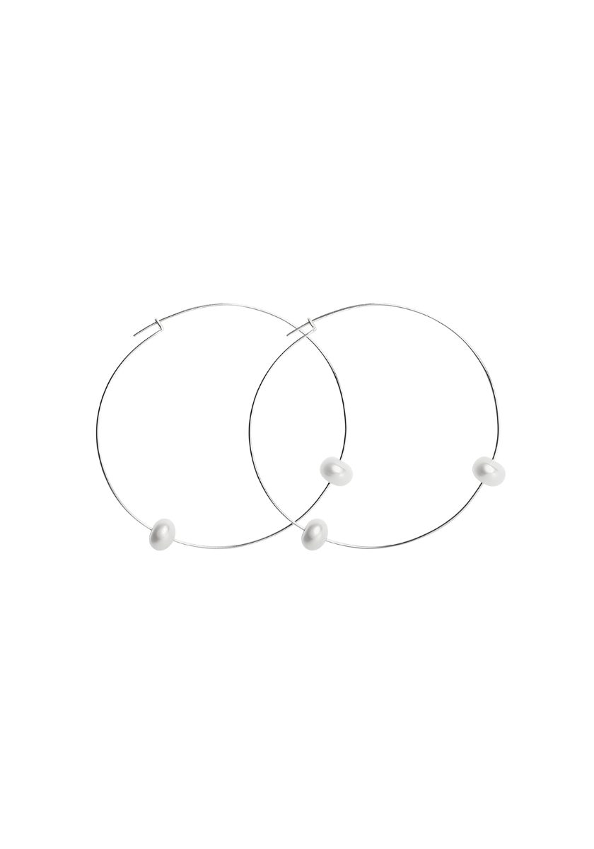 Large Bubbies Hoop Earrings