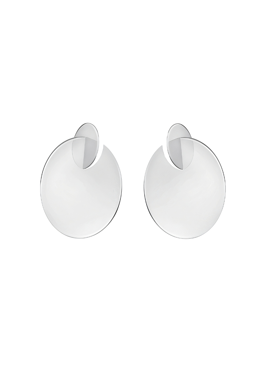 Large Disc Earrings