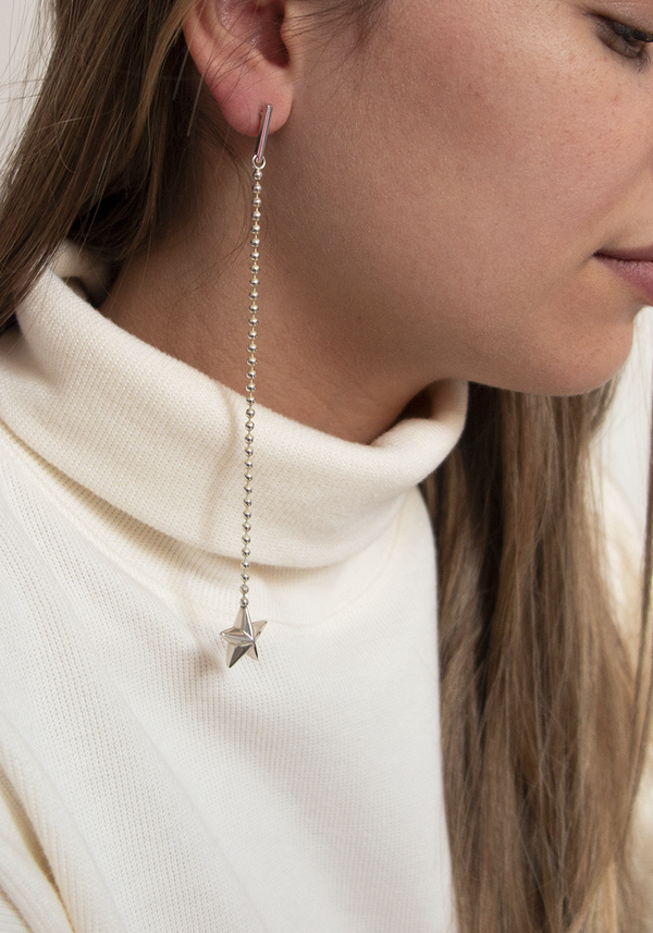 Star Chain Earrings