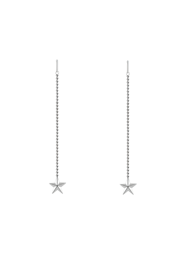 Star Chain Earrings