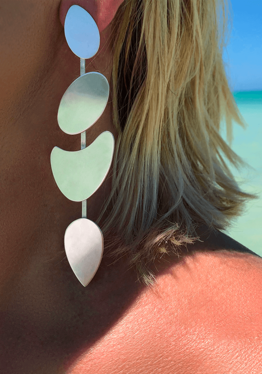 Asymmetrical Waterdrop Earrings