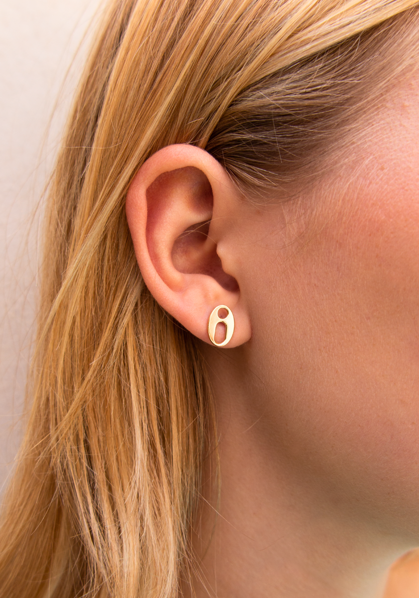 Boucles d'oreilles Hera Asymétriques Or Jaune