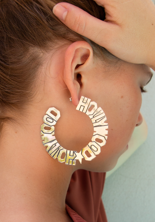 Asymmetrical Hollywood Earrings