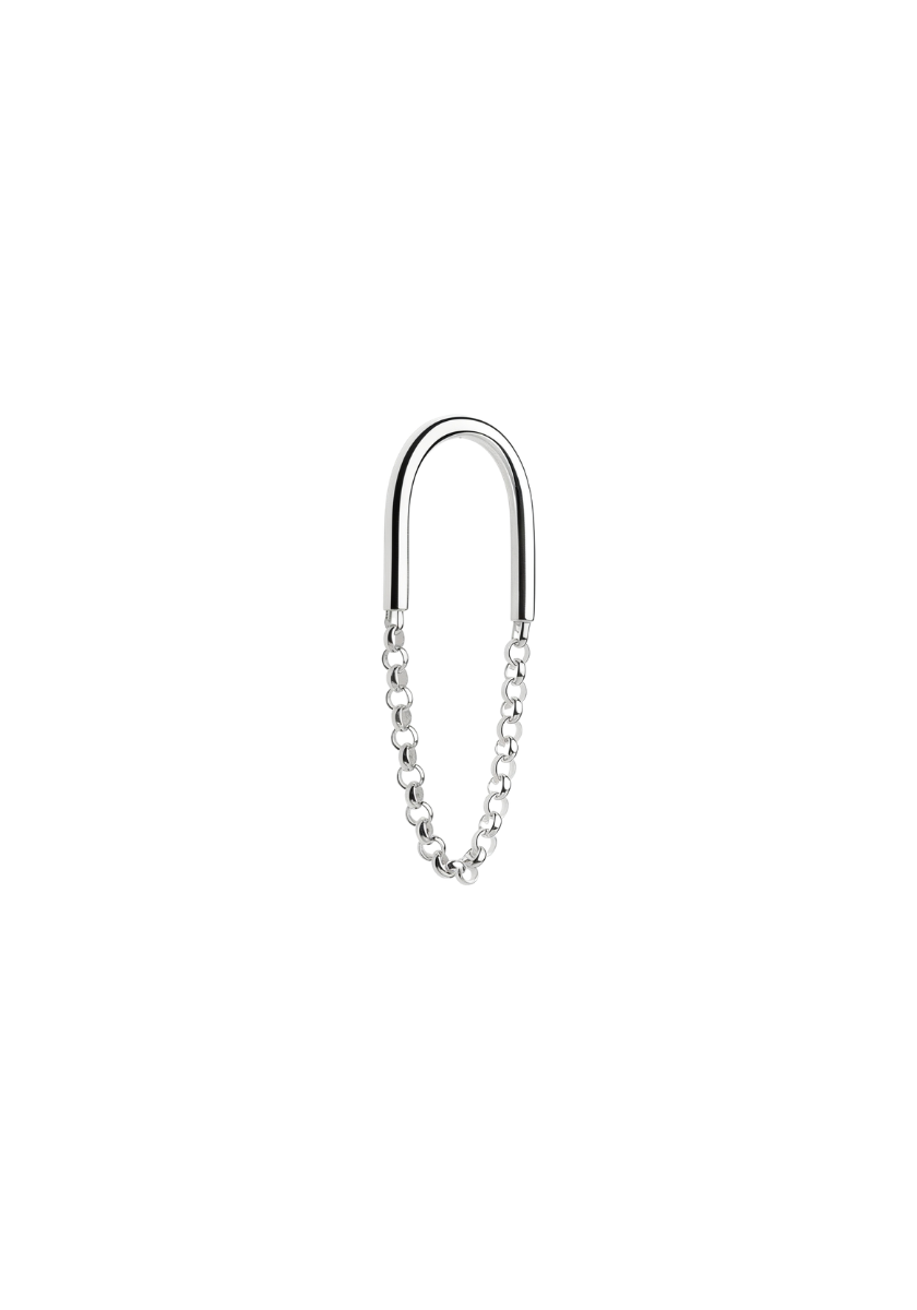 Ibiza Oval Mono Earring