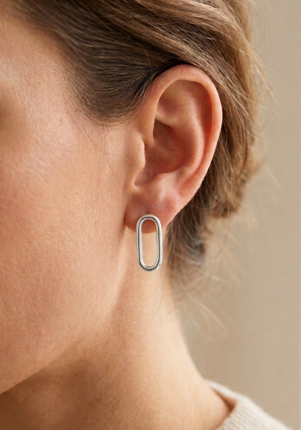 Boucles d'oreilles Maillon Petit Modèle