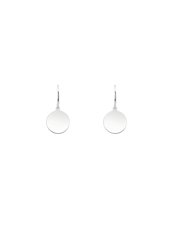 Boucles d'oreilles Médaille Dormeuses