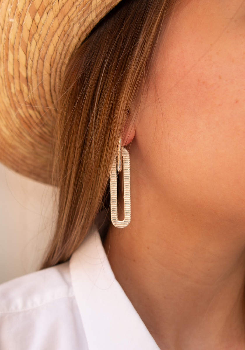 Boucles d'oreilles Nodo Marin Grand Modèle