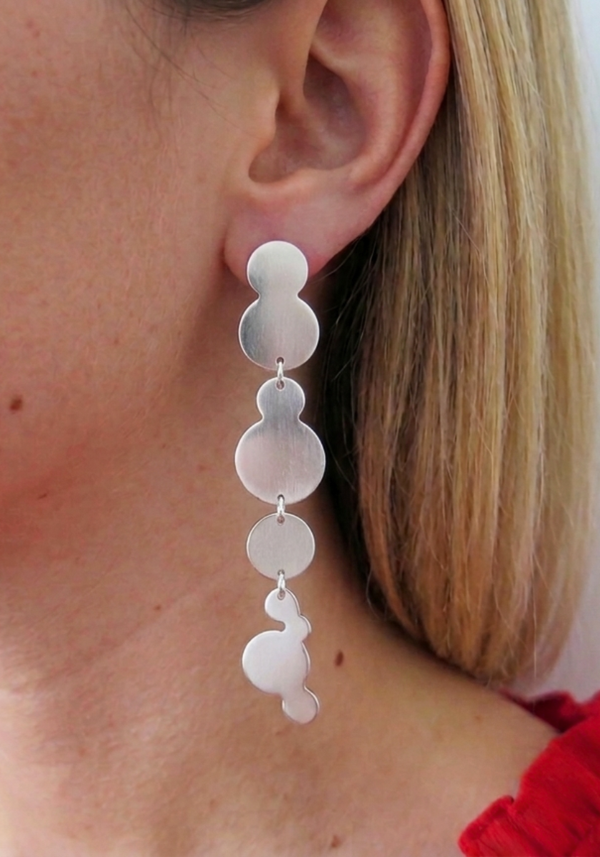 Boucles d'oreilles Nuage Articulées