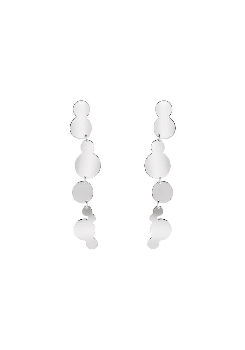 Articulated Cloud Earrings