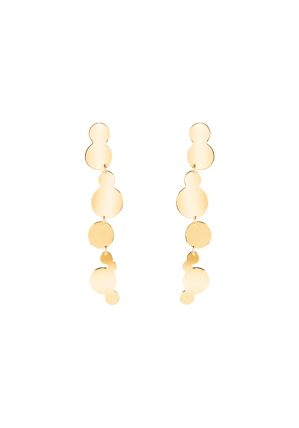 Boucles d'oreilles Nuage Articulées Or