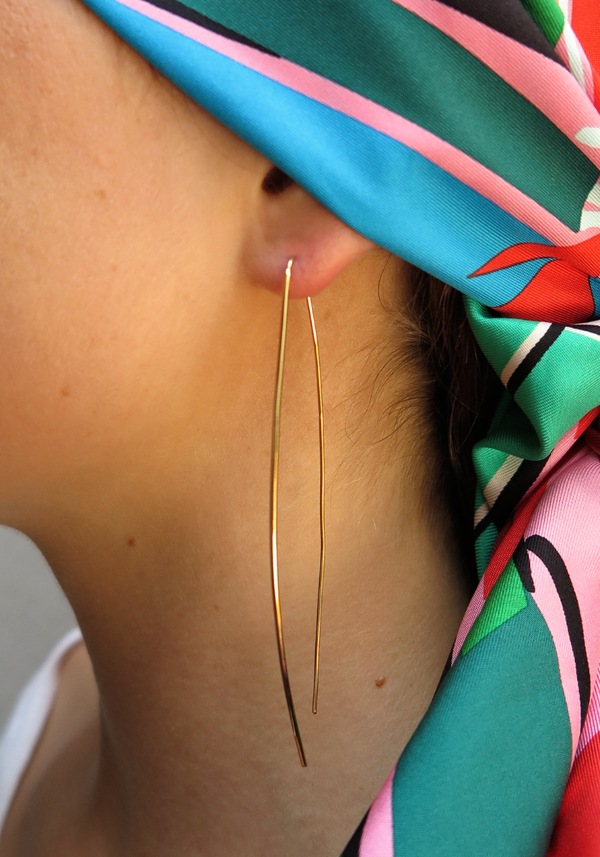 Mono Boucle d'oreille Parenthèse Grand Modèle