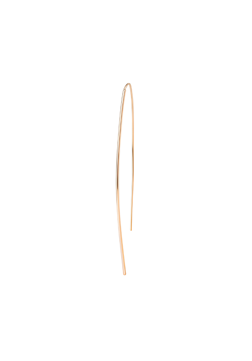 Large Parenthesis Mono Earring