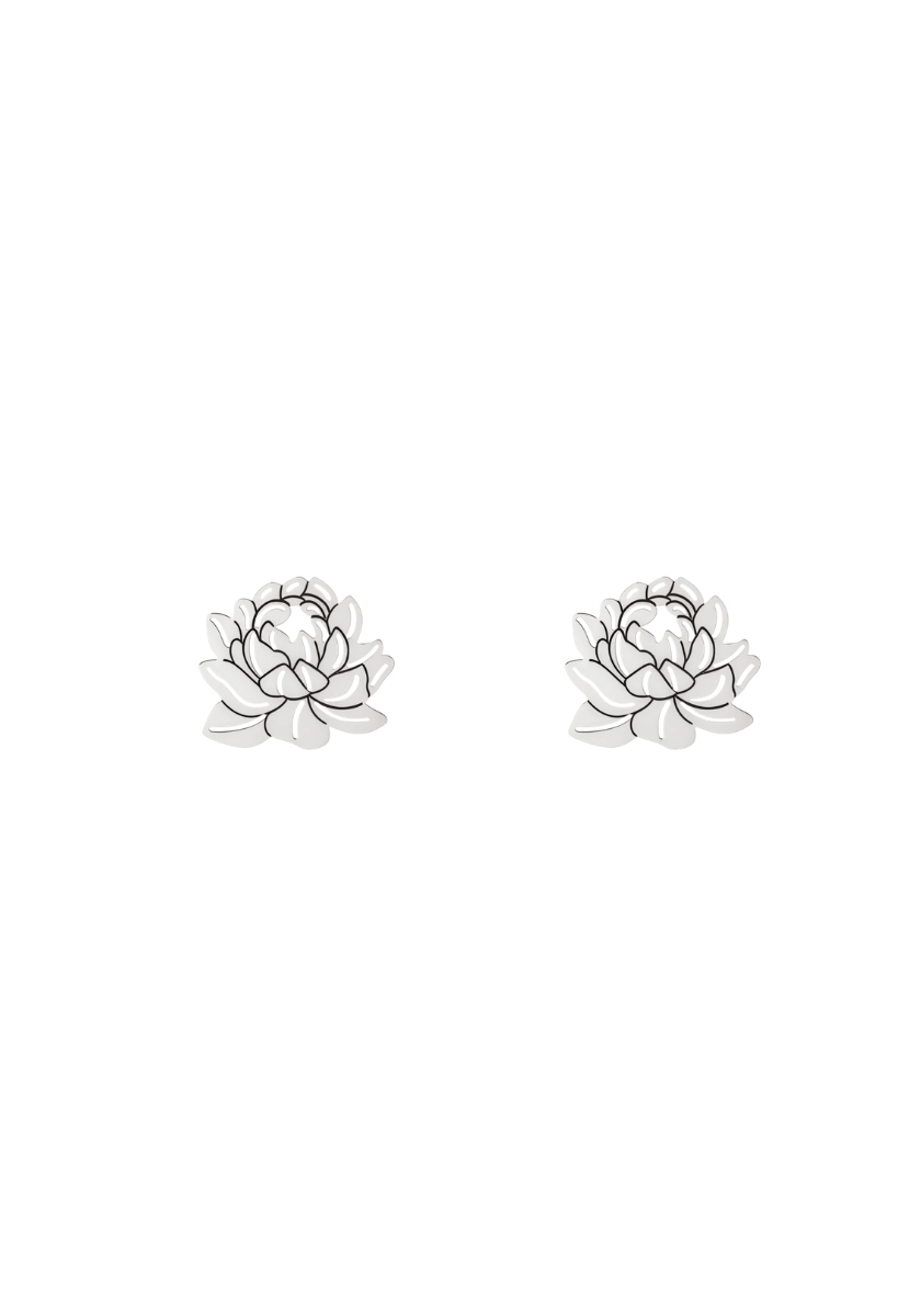 Boucles d'oreilles Pivoine