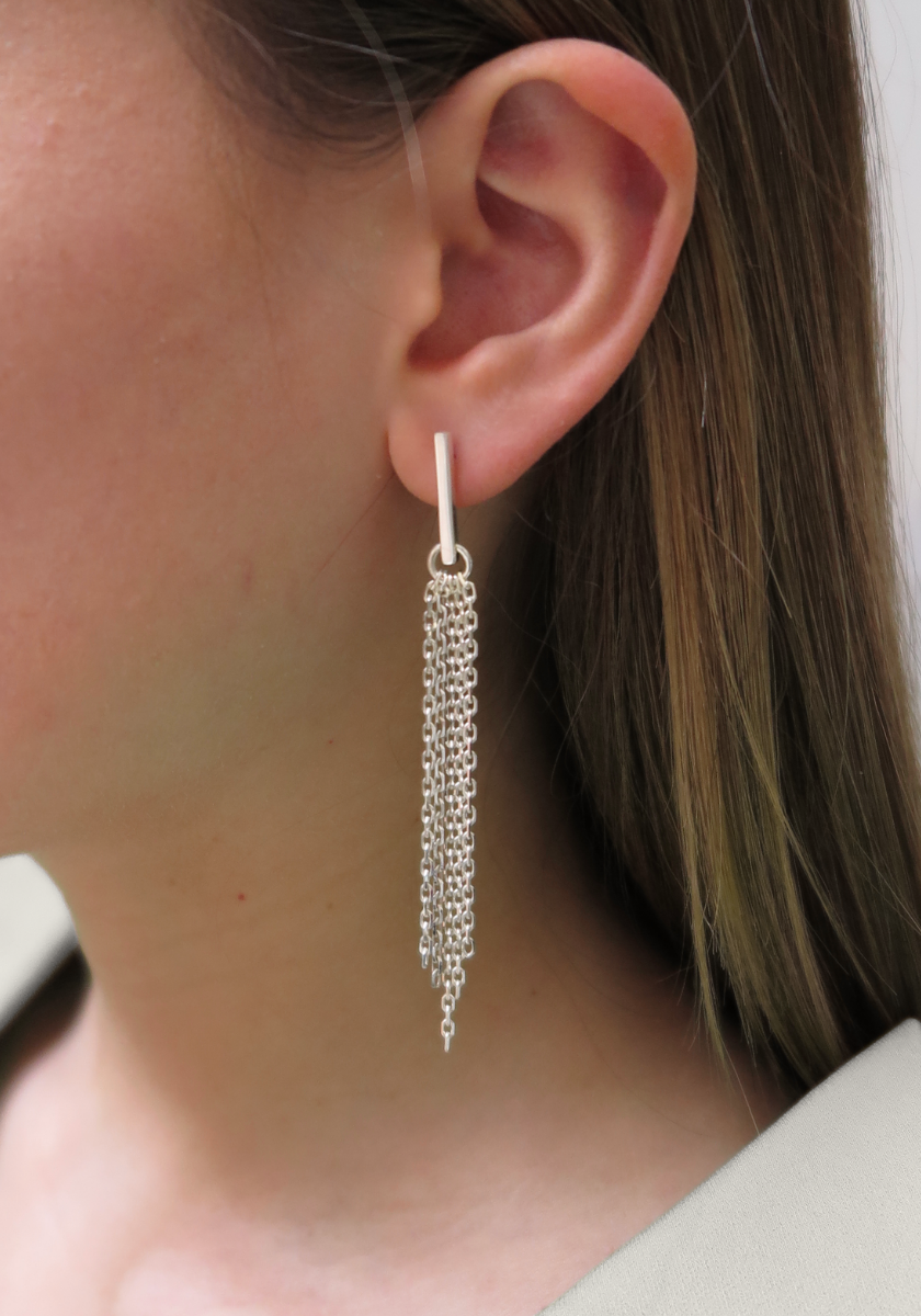 Small Pompon Earrings